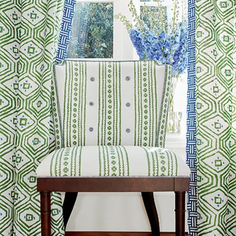 Reupholstery Ideas, Construction Wallpaper, Drapery Trim, Upholstery Design, Striped Upholstery Fabric, Fabric Dining Chair, Sitting Rooms, Green Office, Striped Upholstery