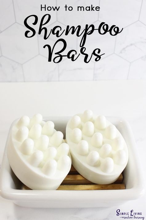 These easy to make homemade shampoo bars using your choice of melt-and-pour soap base will leave your hair feeling soft and shiny. Best Melt And Pour Soap Base, Diy Shampoo Bar Recipes No Lye, Melt And Pour Shampoo Bar, Make Shampoo, Homemade Shampoo Recipes, How To Make Shampoo, Homemade Shampoo Bar, Shampoo Bar Recipe, Citrus Soap