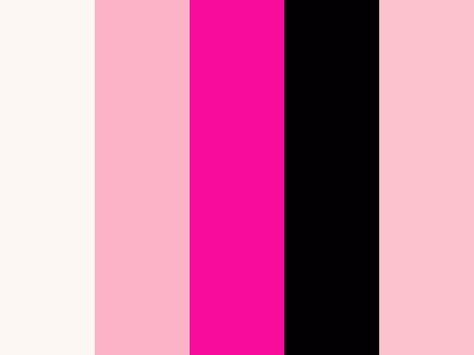 "Emo" by ghake Emo Color Pallete, Emo Scene Color Palette, Hot Pink And Black Color Palette, Emo Colour Palette, Pink And Black Colour Palette, Punk Rock Color Palette, Emo Color Palette, Punk Color Palette, Edgy Color Palette