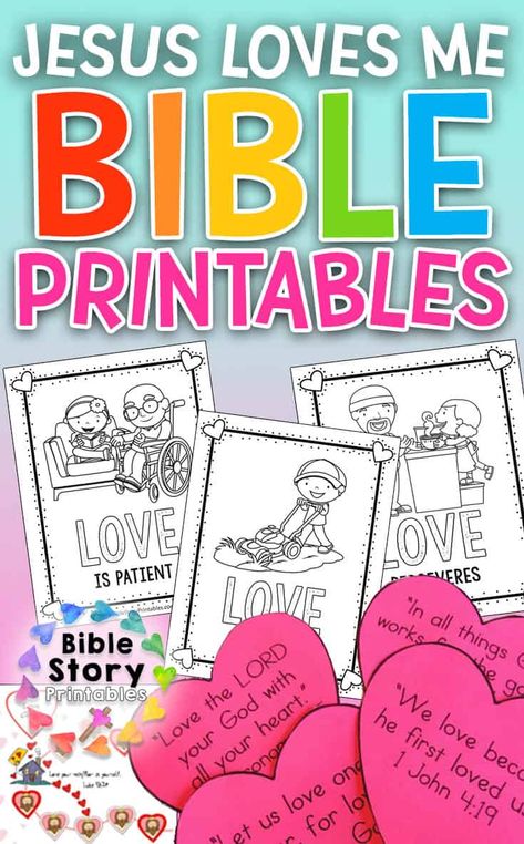 Sunday School Valentines, Toddler Sunday School, Toddler Bible, Preschool Bible Lessons, Christian Preschool, Sunday School Coloring Pages, School Valentines, Christian Activities, Preschool Bible