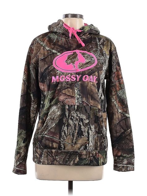 Mossy Oak Pullover Hoodie Size: Large Tops - used. 100% POLYESTER | Mossy Oak Pullover Hoodie: Brown Tops - Size Large Real Tree Camouflage, Brown Tops, Real Tree, Mossy Oak, Brown Top, Hooded Pullover, Military Jacket, Camouflage, Pullover Hoodie