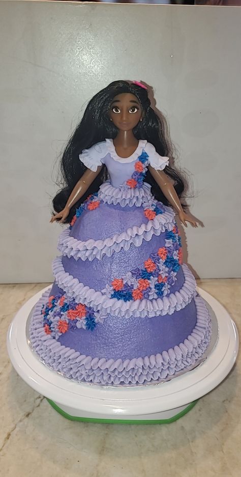 Isabella Doll Cake, Encanto Doll Cake, Isabella Encanto Cake, Cake 2022, Encanto Cake, Encanto Birthday, Encanto Party, 7 Birthday, Barbie Doll Cakes