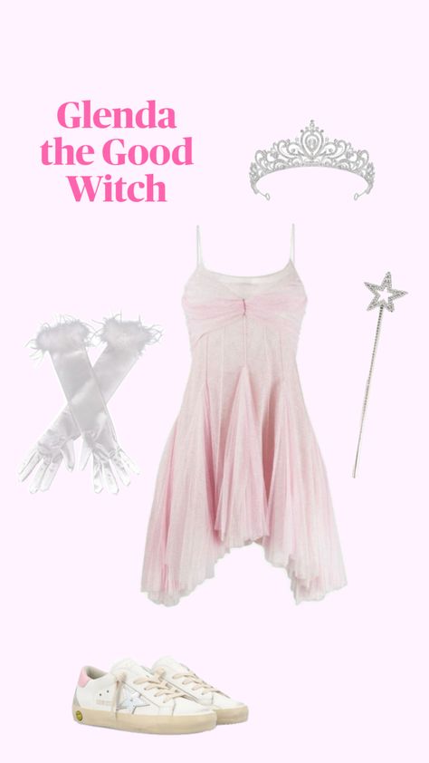 #halloween #costume #witch #wizardofoz #fall #college #wicked #goodwitch #glenda #elphaba Glinda And Elphaba Costume, Good Witch Halloween Costume, Elphaba Costume, Glinda And Elphaba, Good Witch Halloween, Glenda The Good Witch, Wicked Costumes, Witch Halloween Costume, Good Witch