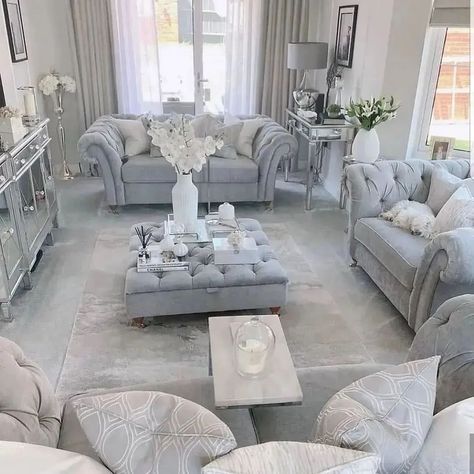 "Best Ideas for Achieving Flawless Interior Design and Home Decor" Sofa Chesterfield, Zen Home Decor, Glam Living, Living Room Decor Gray, Beige Bedroom, New Interior Design, Luxury Bedroom, White Living, Living Room Decor Cozy