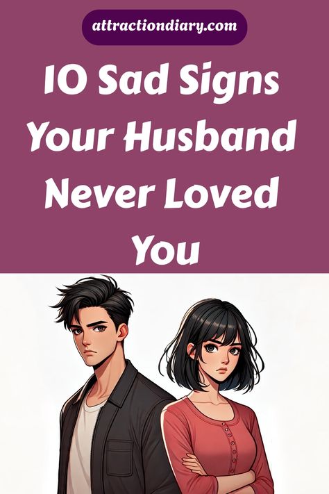 "10 sad signs your husband never loved you, illustrated with a serious-looking man and woman" I Realized I Love You Quotes, Lack Of Love, When Someone Loves You, One Sided Relationship, Meaningful Love Quotes, Famous Author Quotes, Small Acts Of Kindness, Dating Coach, I Love You Quotes