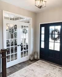 Black Modern Door, Doors With Transom Windows, White French Door, French Doors With Transom, White French Doors, Transom Window, Office Door, Transom Windows, Closet Shelves