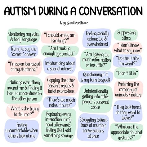 Asd Spectrum, Spectrum Disorder, Small Talk, Mental And Emotional Health, Health Awareness, Mental Health Awareness, Emotional Health, Life Hacks, Psychology