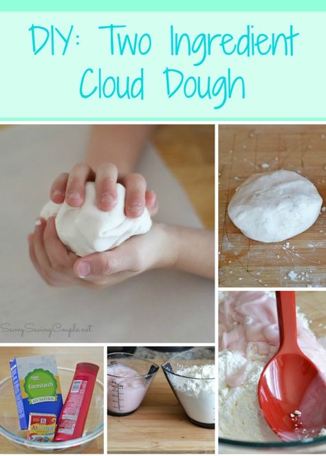 DIY: Two Ingredient Cloud Dough. So easy and uses such a strange, but effective ingredient!!! Way better than store bought types! Cloud Dough Recipes, Smart Home Ideas, Cloud Activities, Cloud Dough, Two Ingredient, Fun Crafts For Kids, How To Make Homemade, Science For Kids, Summer Crafts