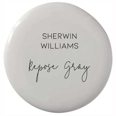 Why This Is The Only Gray Paint Color You'll Ever Need Perfect Grey Paint, Repose Gray Sherwin Williams, Interior Paint Colors Schemes, Repose Gray, Grey Paint, Grey Paint Colors, Neutral Paint, Trendy Living Rooms, Interior Painting