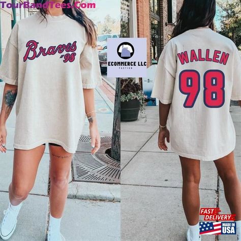 Wallen Tshirt Dress, Morgan Wallen 98 Braves Shirt, Morgan Wallen Tee Shirt, Country Concert Shirt Ideas, 98 Braves Morgan Wallen Shirt, Morgan Wallen Concert Outfit Men, Cute Morgan Wallen Concert Outfits, Wallen Concert Outfit, Morgan Wallen Outfit Ideas