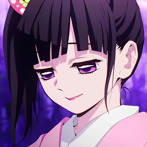 └➤ 𝗔𝗻𝗶𝗺𝗲 : Kimetsu no Yaiba ❬ 𝘿𝙤𝙣'𝙩 𝙧𝙚𝙥𝙤𝙨𝙩 ❭ Tsuyuri Kanao Icon Kanao Tsuyuri, Kimetsu No Yaiba, Instagram Photos, Purple, Hair, Anime, Instagram, Black, Design