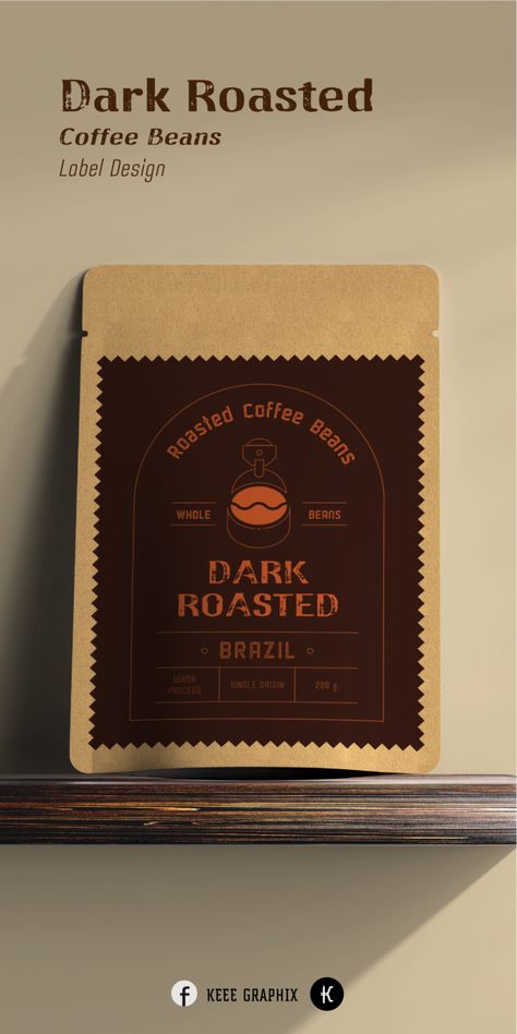 dark roasted coffee label design with roaster machine and coffee bean icon. design with classic vintage style.

#coffeelabel #labeldesign #darkroastedcoffee #darkroastedcoffeebeans #classic #vintage Coffee Packaging Illustration, Coffee Label Design, Coffee Labels, Coffee Label, Coffee Ideas, Classic Vintage Style, Roasted Coffee Beans, Vintage Packaging, Roasted Coffee