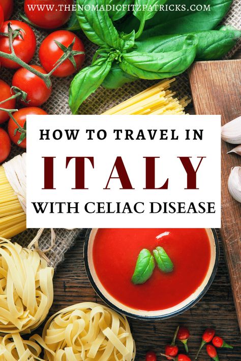 Celiac Travel, Gluten Free Italy, Gluten Free Guide, Travel In Italy, Gluten Free Travel, Gluten Free Restaurants, Gluten Free Menu, Free Groceries, Gluten Free Living