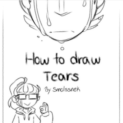 How To Draw Tears, Drawing Face Expressions, Výtvarné Reference, Sketches Tutorial, Drawing Expressions, Art Tutorials Drawing, Digital Art Tutorial, Drawing Challenge, Drawing Base