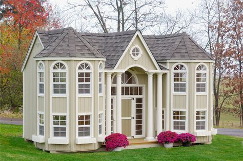 My daughters would LOVE this playhouse! Getting this for the new backyard! Kids Playhouse Plans, Outside Playhouse, Playhouse Kits, Kids Playhouse Outdoors, Wood Playhouse, Playhouse Plans, Indoor Playhouse, Diy Playhouse, Backyard Playhouse