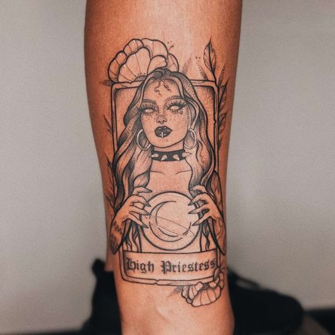 6 Witch Tattoo Ideas – Self Tattoo Witch Tattoo Ideas, Crystal Ball Tattoo, Card Tattoos, Sleeve Inspiration, Maching Tattoos, Tattoo Ideas Males, Traditional Tattoo Designs, Tarot Tattoo, Tarot Card Tattoo