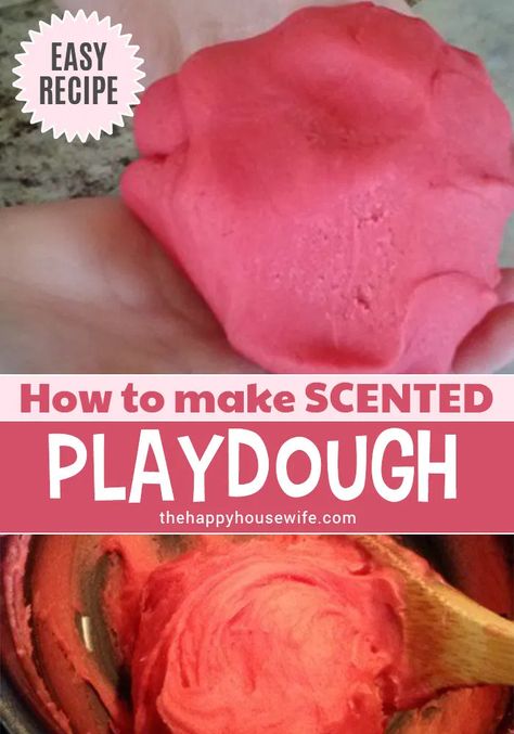 Jello Play Dough Recipe - The Happy Housewife™ :: Home Schooling Tk Homeschool, Jello Play Dough, Sensory Preschool, Playdough Slime, Preschool Playdough, Toddler Fine Motor Activities, Math Shapes, Easy Playdough Recipe, Play Dough Recipe