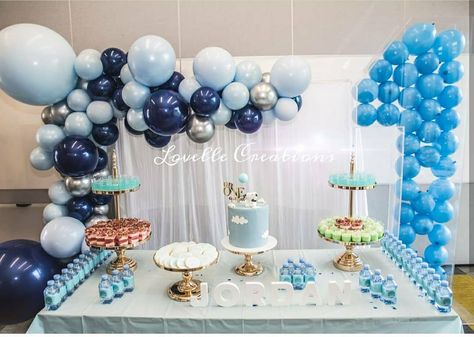 1st Birthday Table Set Up Boy, 1st Birthday Party Table Set Up, Birthday Cake Table Setting Ideas, Birthday Balloons Ideas, 1st Birthday Dessert Table, Birthday Greetings For Daughter, Birthday Wishes For Wife, Party Cake Table, Balloons Ideas