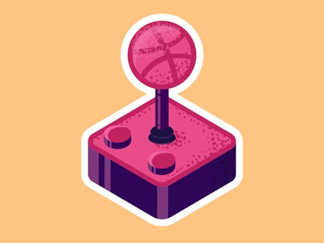 Joy – Stick to it by Rafał Klimek on Dribbble Joy Stick, Creative Professional, Video Games, Design Inspiration, Design, Video Game