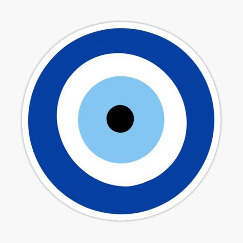 Evil Eye Sticker, Fashion Stickers, Eye Logo, Evil Eye Design, Eye Stickers, Iphone Case Stickers, Blue Evil Eye, Stickers For Sale, Vodafone Logo