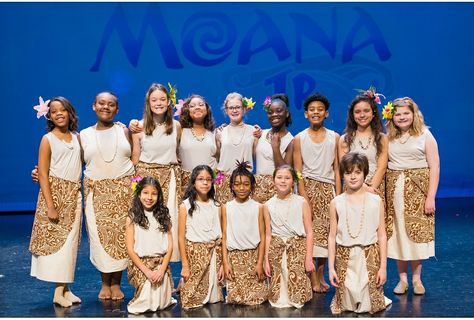 Moana Musical Costumes, Moana Villagers Costumes, Moana Jr Costumes, Moana Jr, Moana Party, Drama Club, Musical Plays, Curtain Call, 4th Birthday Parties