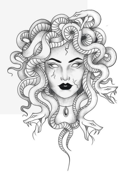 Witch Drawings, Medusa Drawing, Tattoo Perna, Side Tattoos Women, Medusa Tattoo Design, Magic Runes, Medusa Art, Egypt Tattoo, Goddess Tattoo