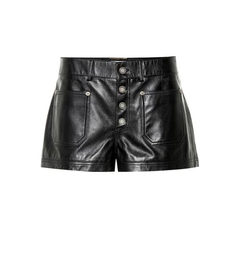 Black Leather Shorts, Saint Laurent Paris, Asian Outfits, Leather Shorts, Summer Shorts, Designer Brands, Short Outfits, Leather Sandals, Fall In Love