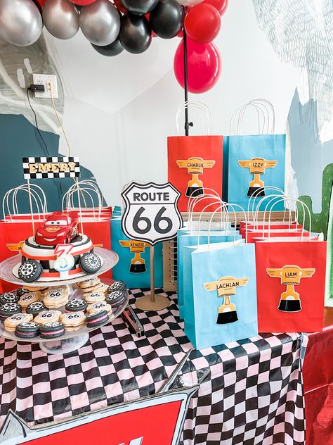 Disney Cars theme birthday party Cars Birthday Party Aesthetic, Mcqueen Birthday Party Decoration, Disney Cars Theme Birthday Party, Disney Cars Birthday Party, Mcqueen Party, Disney Cars Theme, Pixar Cars Birthday, Baby Boy Birthday Themes, Mcqueen Birthday