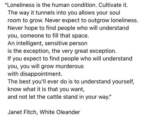 Robert Kaplan (@robslitquotes) posted on Instagram • Jun 26, 2021 at 8:33am UTC White Oleander Quotes, White Oleander, Never Expect, Find People, Human Condition, Wise Quotes, Understanding Yourself, Writing Tips, Cool Words