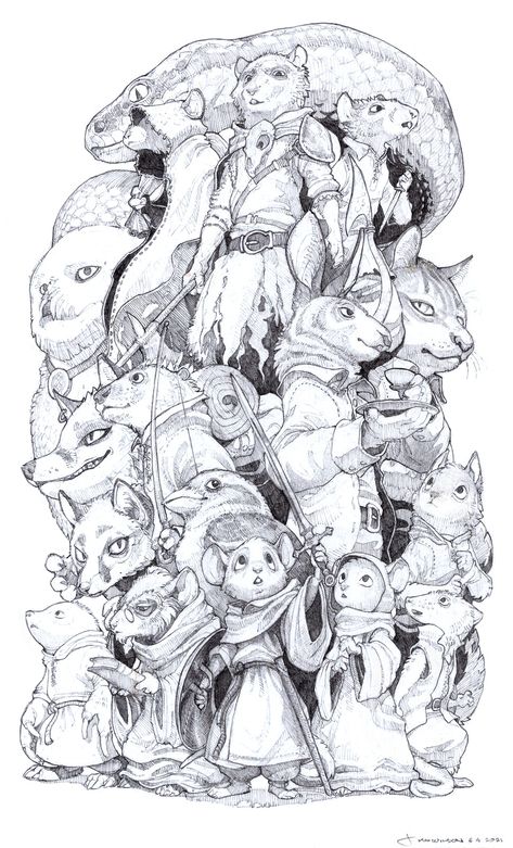 Redwall Series, Fairy Tales Artwork, Fantasy Places, Figure Drawing Reference, Animated Images, Interesting Art, Trending Topics, Animal Art, On Tumblr