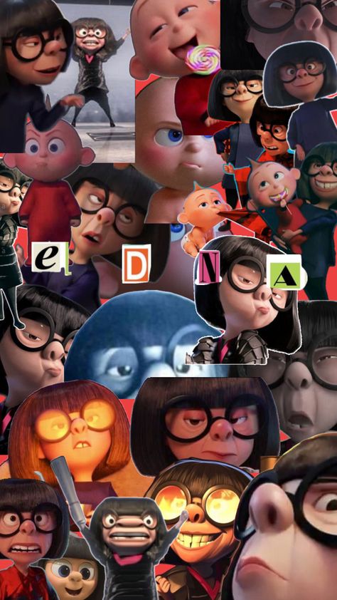 Enda Phone Lock Screen Wallpaper, Edna Mode, Phone Lock, Screen Wallpaper, Lock Screen Wallpaper, The Incredibles, Funny