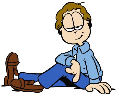 Jon Arbuckle from Garfield Jon Arbuckle, Garfield Wallpaper, Garfield Images, Garfield Cartoon, Garfield Comics, Garfield And Odie, Kindle Publishing, Boy Illustration, Family Illustration