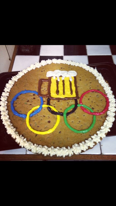 Beer olympics cake I made for Taylor's birthday last year!!! Beer Olympics Team Themes, Beer Olympics Teams, Beer Olympics Party, Olympics Party, Beer Olympics, Beer Olympic, Diaper Party, Team Theme, Olympic Party