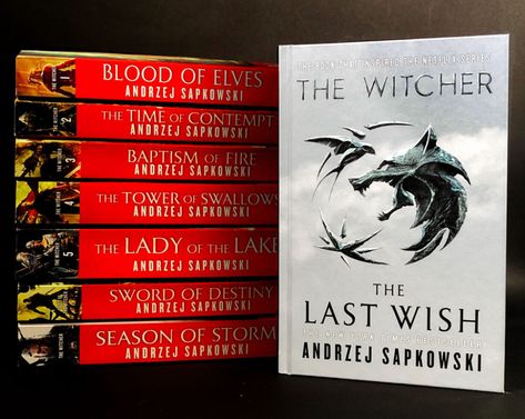 The Witcher Book Series, Witcher Books, Blood Elf, Book Corner, The Witcher Books, The Last Wish, Book Pins, A Little Life, Fictional World