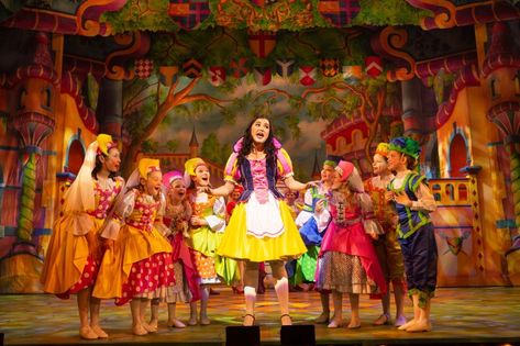 REVIEW: Snow White and the Seven Dwarfs Panto Panto Costumes, Christmas Skits, Mark Owen, British Traditions, The Magnificent Seven, Cheesy Jokes, Master Of Ceremonies, Snow White And The Seven Dwarfs, The Seven Dwarfs