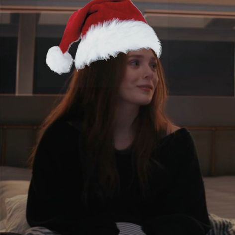 Wanda Maximoff, Marvel, Christmas, Red