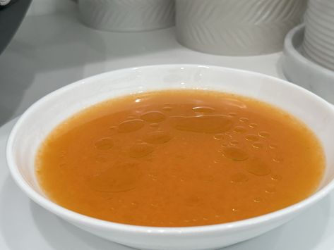 Clear Broth Soups, Broth Soup, Varieties Of Tomatoes, Summer Soup, Tomato Relish, Tomato Broth, Sherry Vinegar, 2000 Calories, 2000 Calorie Diet