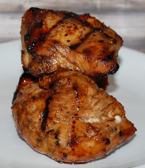 Grilled Lemon Chicken - StolenRecipes.net Soy Sauce Garlic, Grilled Lemon Chicken, Grilled Lemon, Lemonade Concentrate, Gluten Free Chicken, Garlic Salt, Lemon Chicken, Grilled Chicken, Tandoori Chicken