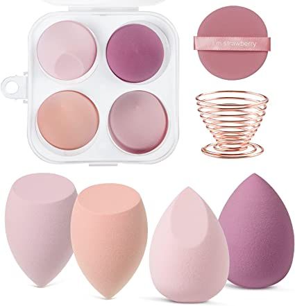 Brand AUAUY Colour 4pcs-Pink Material Hydrophilic Polyurethane,Non-latex Skin type Sensitive Recommended uses for product Face Makeup Specific uses for product Blender Gifts For Makeup Lovers, Makeup Blender Sponge, Morning Makeup, Face Sponge, Makeup Blending, Makeup Sponges, Powdered Eyebrows, Elegant Makeup, Beauty Sponge