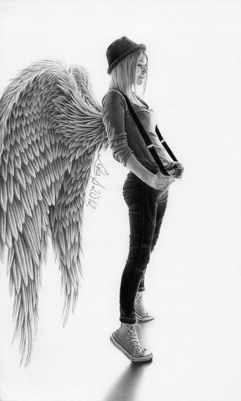 Girl Power Art, Realistic Pencil Drawings, Artist Pencils, Angel Images, Happy Pictures, Photorealism, Pencil Portrait, Pencil Drawing, Learn To Draw