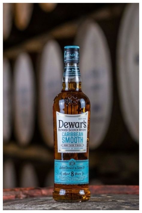 Dewar’s Caribbean Smooth is a blend of up to 40 single malts and grain whiskies that have been aged for at least 8 years and then double aged, before being finished in ex Caribbean rum casks for up to six months, creating a Caribbean smooth finish. #Supremarine #scotch #whisky #dewars #buydrink Dewars Whisky, Whisky Drinks, Caribbean Rum, Scotch Whiskey, Wine Art, Drinks To Try, Bourbon Whiskey, Scotch Whisky, Single Malt