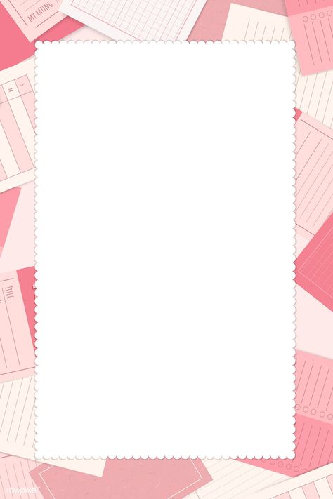 Pink notepad planner set vector | premium image by rawpixel.com / Chayanit #vector #vectorart #digitalpainting #digitalartist #graphicdesign #sketch #digitaldrawing #illustrator #digitalillustration #modernart #pink #frame #notepad Notepad Background, Wrinkled Paper Background, Pink Notepad, Frames Design Graphic, Planner Doodles, Cute Note, Free Doodles, Colorful Planner, Colorful Stationery