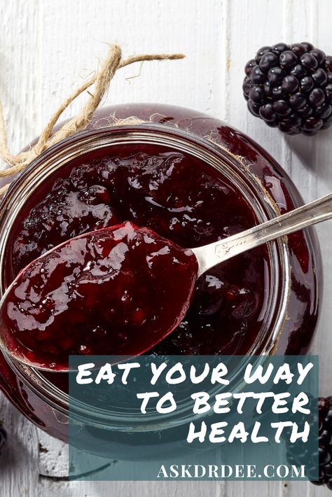 Gluten Free Vegan  ½ cup frozen blackberries 1 tablespoon chia seeds ½ tablespoon of lemon juice Honey Recipes Healthy, Blackberry Honey, Blackberry Jam Recipes, Freezer Jam Recipes, Honey Jam, Blackberry Recipes, Jam Recipes Homemade, Chia Jam, Blackberry Jam