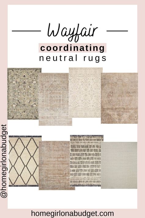 Neutral Area Rugs Rustic, Neutral Rugs Living Room Rustic, Neutral Entryway Rug, Warm Tone Area Rugs, Modern Rustic Living Room Area Rugs, Taupe Rug Living Room, Dark Neutral Rugs Living Room, Coordinating Rugs Throughout House, Neutral And Black Area Rug