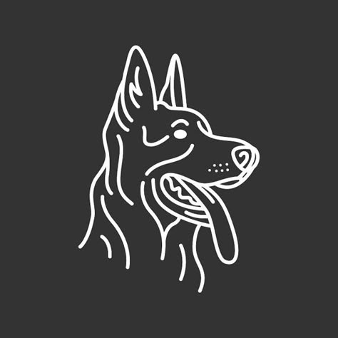 German Shepherd Decal German Shepherd Wallpaper, German Shepherd Tattoo, Shepherd Tattoo, Tatoo Dog, Art Fer, Athletic Dogs, Dog Drawings, Dog Activities, Dog Tattoos