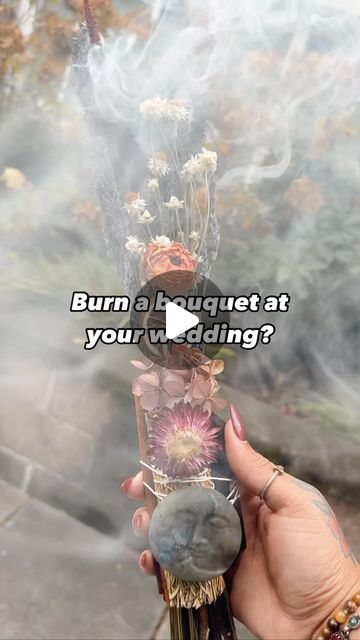 Veronica Franklin // Woodinville, WA on Instagram: "Burnable bouquets are coming back this month 🥳🔥🖤 If you missed my restock post, it’s currently pinned on my profile (instagram). These are bouquets posted from past restocks, but I’ll have some new content and designs posted in a few weeks 🥀 

#crystalbouquet #witchywedding #darkwedding #gothwedding #flowers #crystals #crystalwedding #burnablebouquet #weddingflowers #driedflowers #bridalbouquet #kirkland #alternativewedding  #ronniefloweer #weepingwreath #gothflorist #gothflowers #witchyflowers #witchyflorist" Wedding Bouquets Crystals, Restock Post, Crystal Wedding Bouquet, End Of Beginning, Hobbit Party, Profile Instagram, Queer Weddings, Crystal Bouquet, Goth Wedding