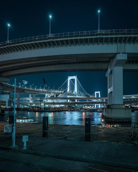 Minato, Tokyo. May 2024. 15469 #baysidephotographer #_bridge #_buildings #_nightphotography #_urban Urban Photography, Night Photography, Tokyo, Japan, Building, Photographer, Photography