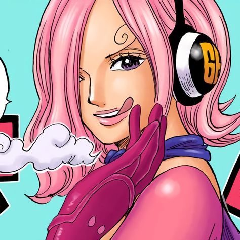 Raw Vinsmoke Reiju Official Manga Colored icon, giving credits is optional :) Vinsmoke Reiju, Manga Colored, One Piece, Anime, Pink