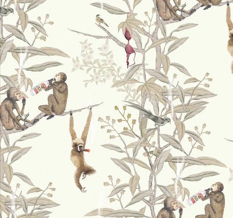 Astek on Instagram: “Astek will be exhibiting at BDNY next month! Visit us to get a first glimpse of our forthcoming collection with longtime collaborator…” Monkeys Wallpaper, Monkey Wallpaper, Interior Design London, Computer Backgrounds, Color Scale, Have A Great Weekend, Contemporary Interior Design, Beautiful Interiors, Infamous