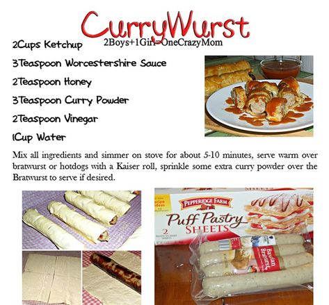 Curry Wurst Recipe, Meal Ideas Cheap, Currywurst Recipe, Curry Wurst, Cheap Meal Ideas, Hamburger And Potatoes, Cheap Meals To Make, German Foods, Easy Cheap Dinners